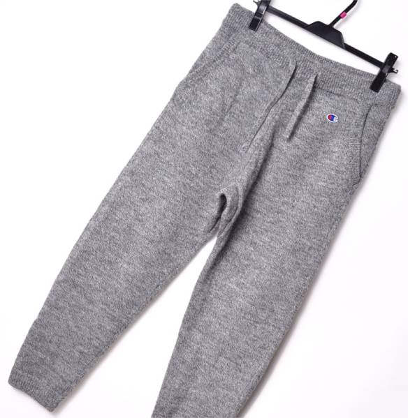 新品 ナナミカ × チャンピオン ニットパンツ M nanamica グレー