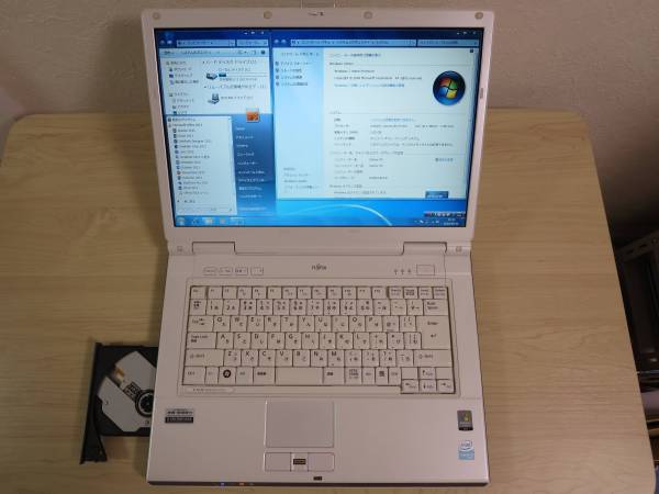 ★富士通 FMV-NF40U 美品 80G/Sマルチ/無線/Windows7/Office2013