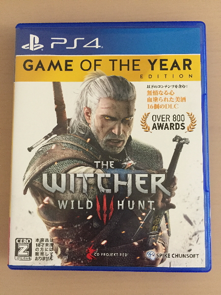 PS4 ウィッチャー3 ゲームオブザイヤーエディション 美品
