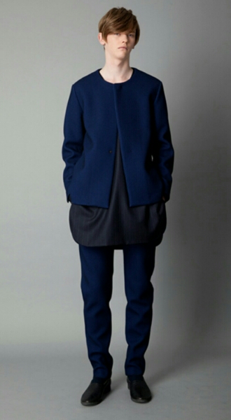 ETHOSENS 15AW セットアップ ETHOSENS 15aw ボンディング ノーカラー セットアップ ETHOSENS15aw