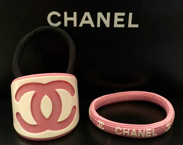 《新品》CHANEL シャネル ヘアゴム ノベルティ 2個セット ピンク