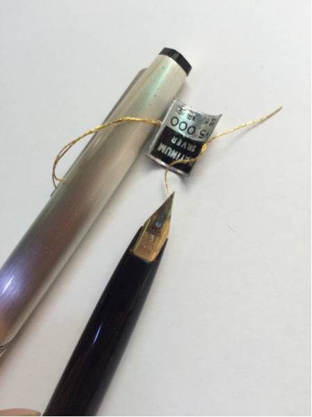 PLATINUM SILVER 22K 万年筆 昭和 アンティーク
