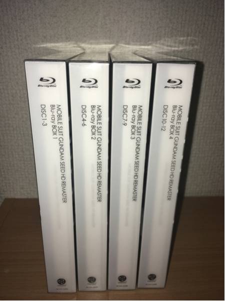 初回限定版★機動戦士ガンダムSEED HD リマスター BD-BOX 全4巻