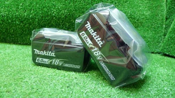 送料込 makita 未使用 バッテリー 18V 6.0Ah 2個セット BL1860B