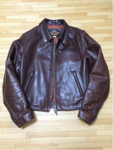 ハーレーダビッドソン レザー シングルライダース M 難あり 割引服