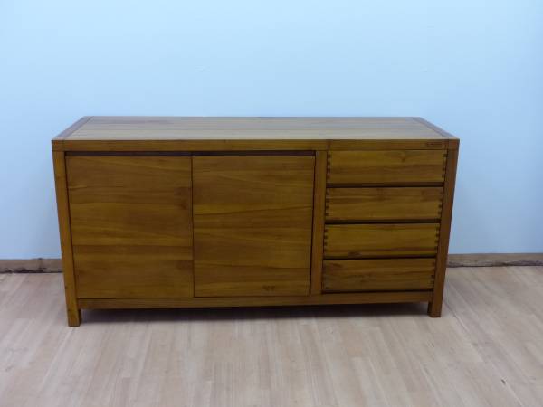 SCANTEAK）スキャンティーク□サイドボード□チーク家具□美品 棚