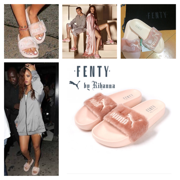 【新品】PUMA ファー スライド サンダル rihhana リアーナ fenty
