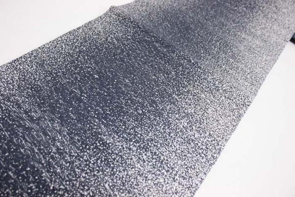 ♪♪IDN即決♪♪=夏物九寸名古屋帯 叩き染 友禅 絹 状態良 税別