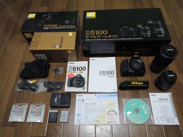 NIKON D5100 ダブルズームキット おまけ付き ニコン 一眼 【公式通販】