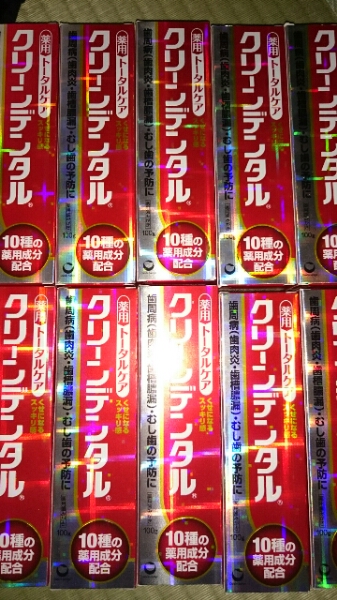 クリーンデンタル 100ｇ10本セット 送料800円