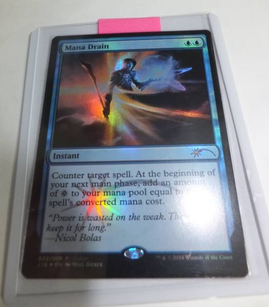 MTG mana drain ジャッジ褒賞 Foil プロモマナ吸収 【公式通販】