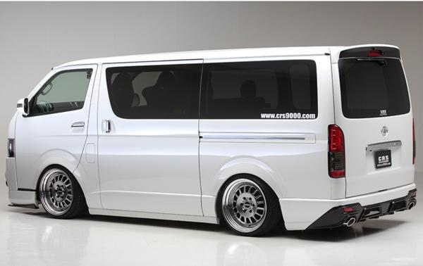 CRS*エセックス/ハイエース/200系/クワトロリアバンパー/未塗装 自動車