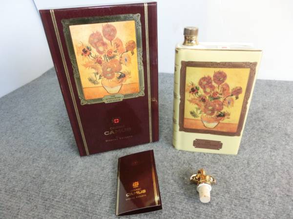 ■CAMUS カミュ ブック ゴッホ 絵画 ひまわり 22K GOLD