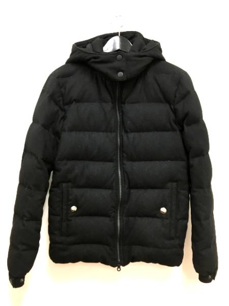 BLUE CARPETT 2014AW フード ダウンジャケット コンチョ S 黒