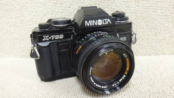 ⑤ミノルタ MINOLTA X-700 MPS /MD ROKKOR-X 50mm F1.4 ミノルタ 一眼