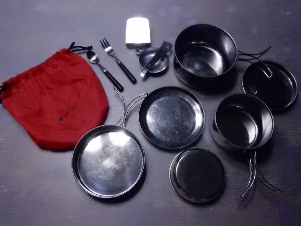 スノーピーク？クッカーセット　ヘラ　お玉付き