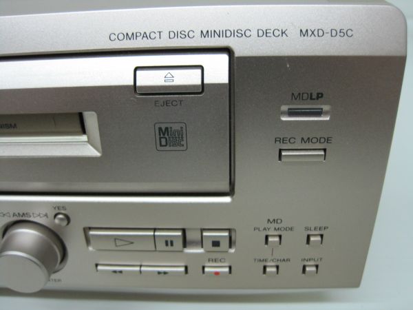 ☆SONY 5CDチェンジャーデッキ CD/MD MXD-D5C/動確済 【公式通販】