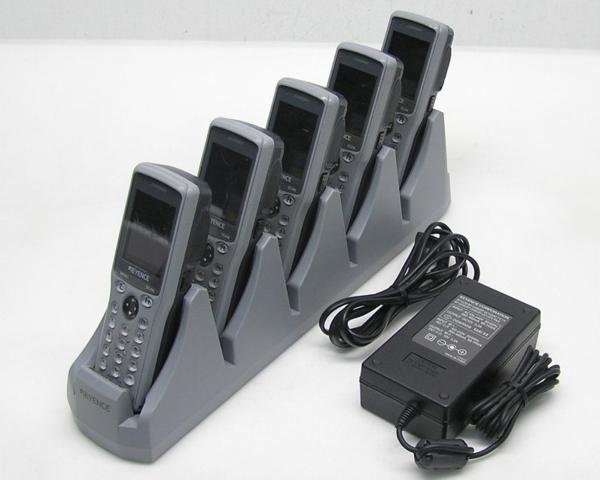 □KEYENCE ハンディターミナル BT-1000W×5台＋充電器 BT-UC15 5台