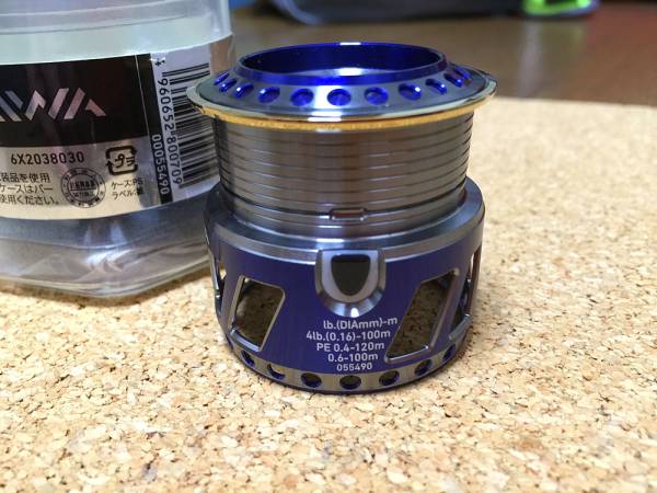☆ ダイワ RCS 2004 メタルスプール ブルー リアルフォー DAIWA I'ze