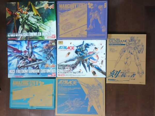 【電撃ホビー・ホビージャパン付録】ガンプラ付録9セット