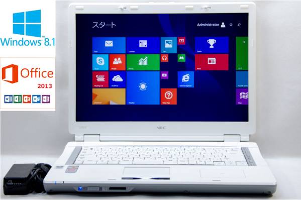 極上★NEC LaVie LL570/K★無線/DVD/1G/120G/Win8.1/Office2013