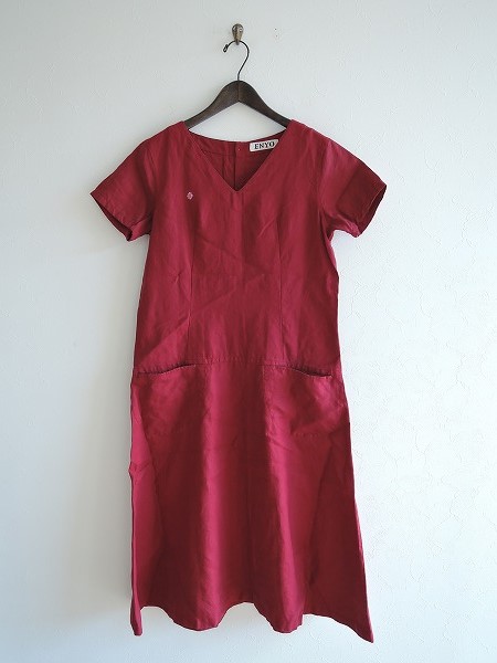 リゼッタ購入 ENYO *リネンワンピース*リンネルエンベロープ1016