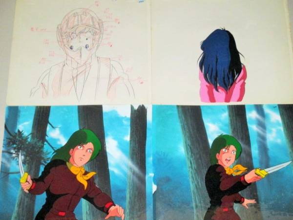 超時空要塞マクロス 背景付含む セル画ほかセット 3/美樹本晴彦