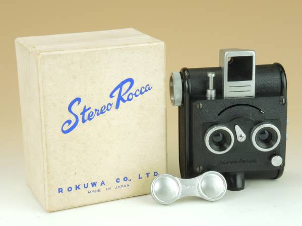★Stereo Rocca Minori Rokuwa 六和社 ステレオ ロッカ Stereo Rocca - 希少完動品・120フィルム六和社 ステレオカメラの