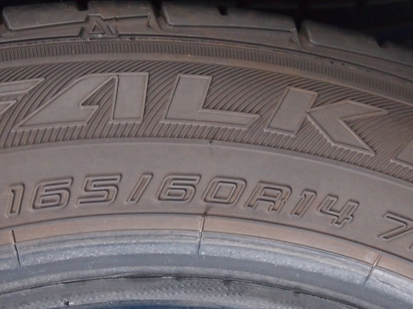 '15年製　ファルケン　ZE914　165/70R14　深溝　タイヤ　4本 SET