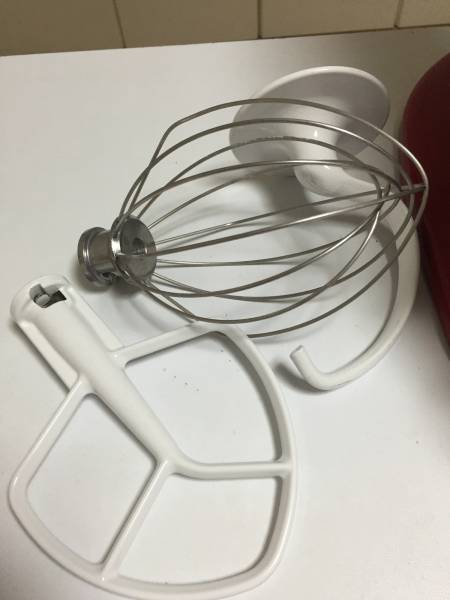 美品 キッチンエイドKSM5 レッド KSM5ER（レッド）キッチンエイド