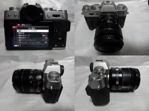 X-T10 FUJIFILM シルバー 富士フイルム ボディ ミラーレス一眼 レンズ