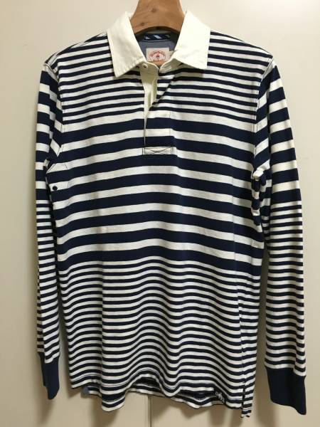 ブルックスブラザーズ レッドフリース ボーダーラガーシャツ(S)