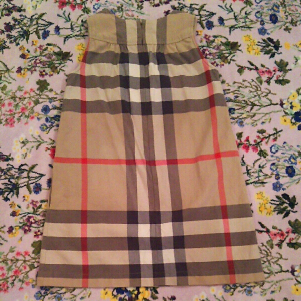 BURBERRY バーバリー ワンピース 6Y 116cm チェック ベルト付き バーバリー 6歳 116cm チェックワンピース