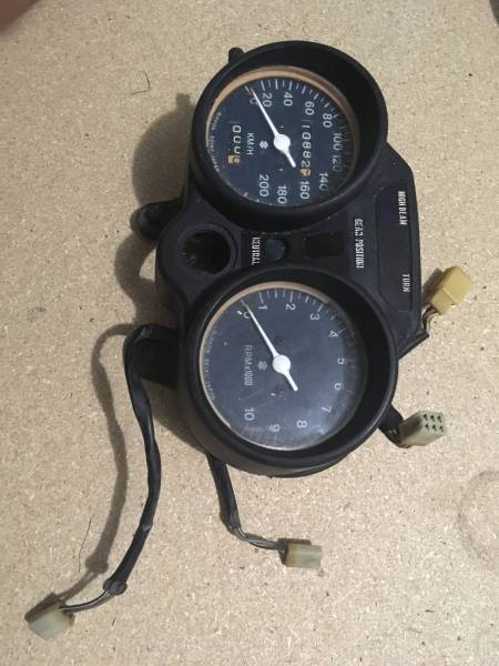 当時物 後期 gt380 スピードメーター assy タコメーター