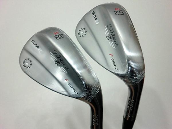 新品2本 ボーケイ SM6 クロム ウェッジ 48-08F&52-08F DG US ご覧