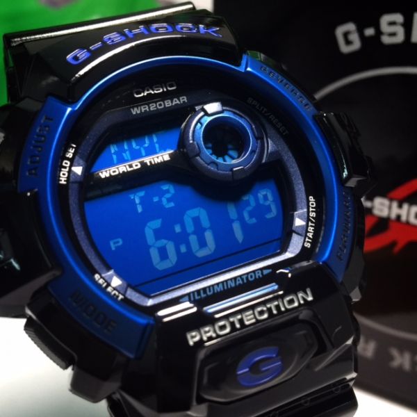 新品カシオ CASIO Gショック G-SHOCK 腕時計 ブラック×ブルー
