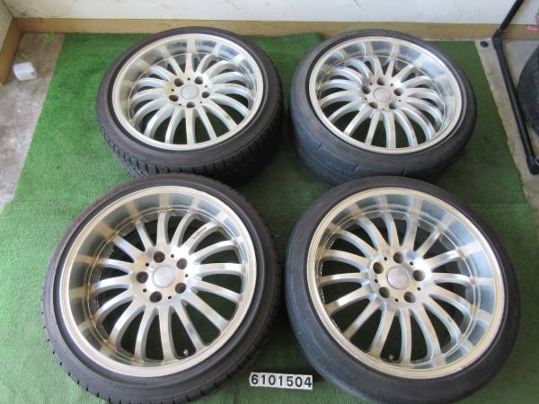 b431 225/40R18夏8JJ/9JJ5穴PCD114.3COSMIC VENERDI 4本★深リム