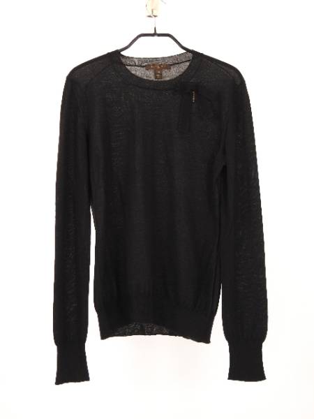 LOUIS VUITTON リボン付き ニットカットソー M レディース