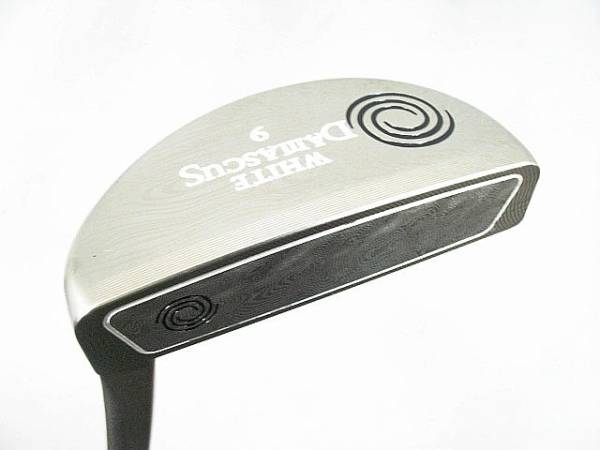 即決 中古超美品 ホワイト ダマスカス #9 パター パター[2365