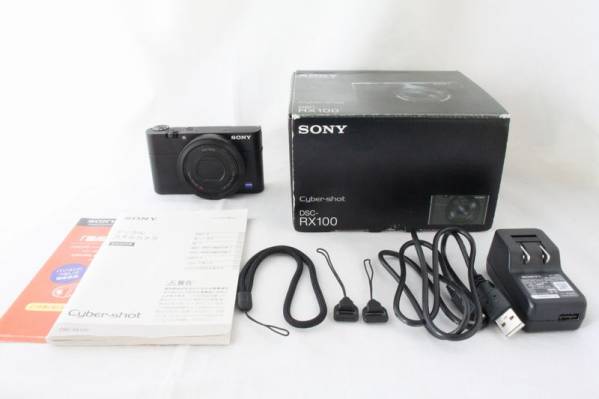 貴重☆新品級☆SONY Cyber-Shot DSC-RX100☆付属品多数☆元箱 当