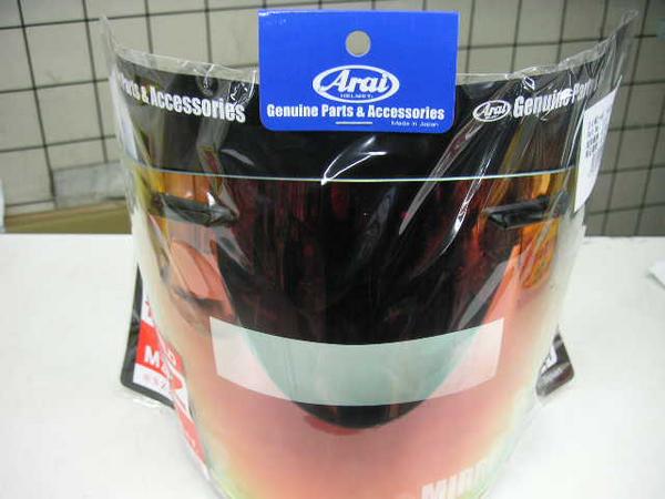 Ａｒａｉ SアドシスMZシールド ライトスモーク/ミラーレッド　