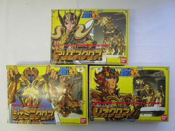 開封 聖闘士聖衣大系 アリエス，レオ，ジェミニクロス/星矢[梱0.1