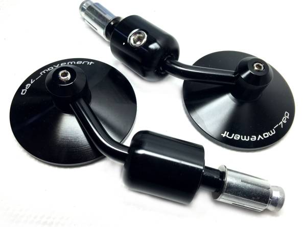 DAZ CNCバーエンドミラー フロントの低いファイタースタイル