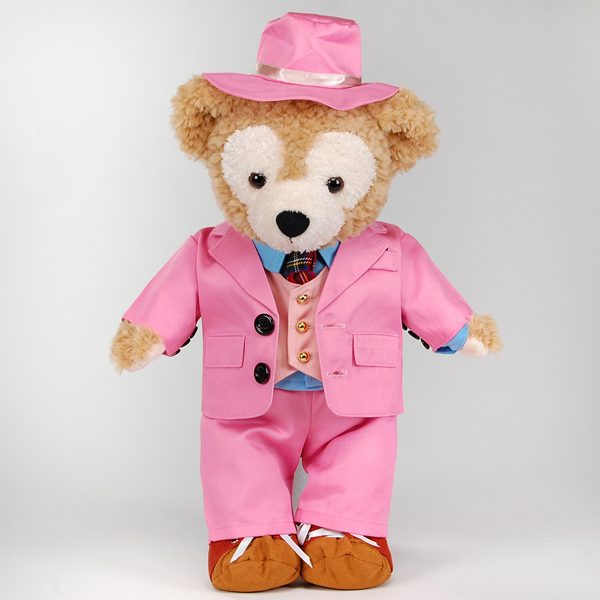 [477]♪43cmダッフィー用コスプレ衣装♪[Mr.S]・ピンクスーツ♪