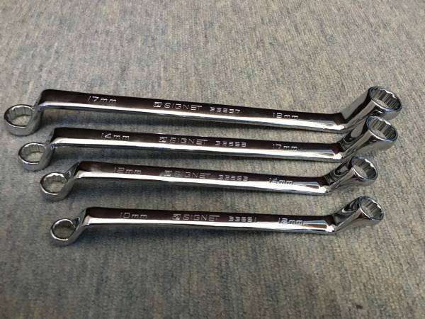 ★SIGNET オフセットメガネレンチ 10mm～19mm ４本セット