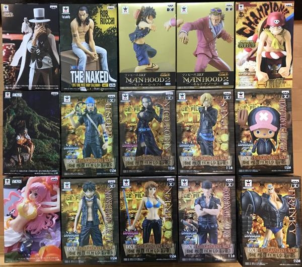 ワンピースフィギュア FILM GOLD GRANDLINE/造形王/CREATOR 15種