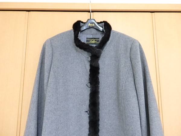 レリアン カシミヤ 100% コート サイズ13 + XL レリアン☆カシミア100