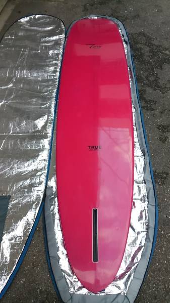 TRUE ロングボード　引き取り限定　フィン　ケース付　プレセボ
