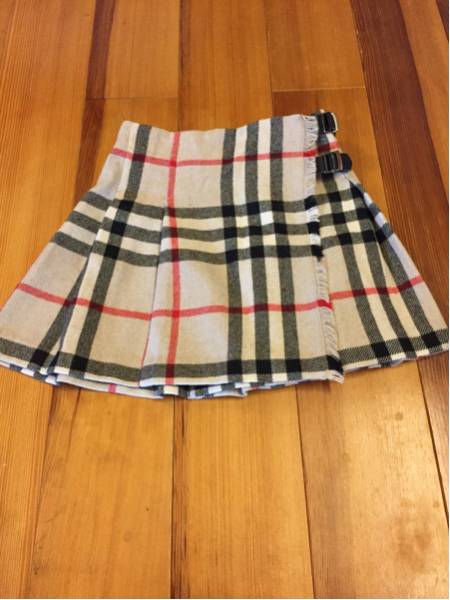 ☆バーバリー BURBERRY スカート 120～130 8Y☆ バーバリー チェック