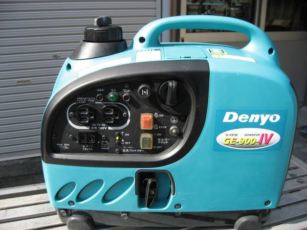 美品デンヨーインバーター発電機GE900IV中古